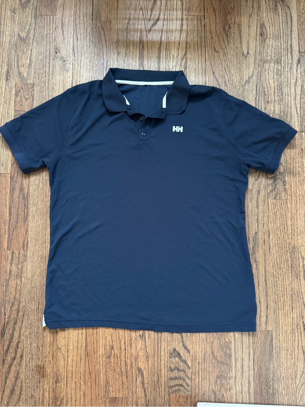 Helly Hansen Men's Dark Blue Polo with Subtle HH Logo